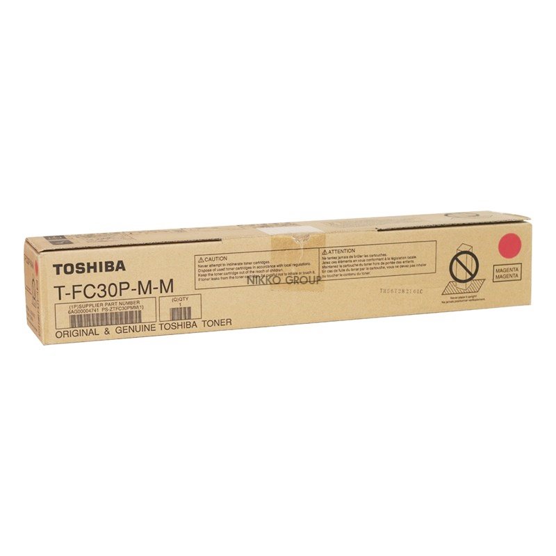 Original T-FC30P Magenta Toner Cartridge Compatible with e-STUDIO 2320C 2820C 3520C 4520C Models