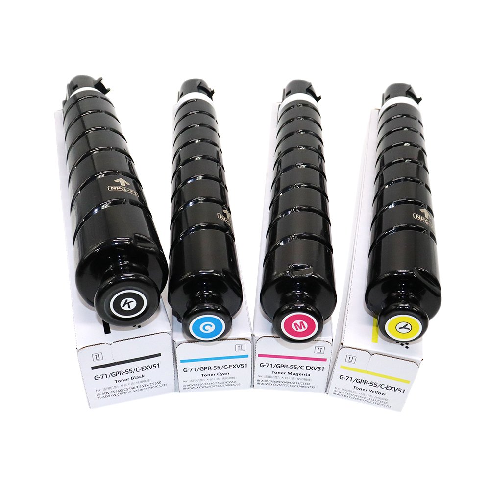 Toner Cartridge C EXV 51 NPG 71 GPR 55 for Canon IRC5535/5540/5550/5560 with Factory Price