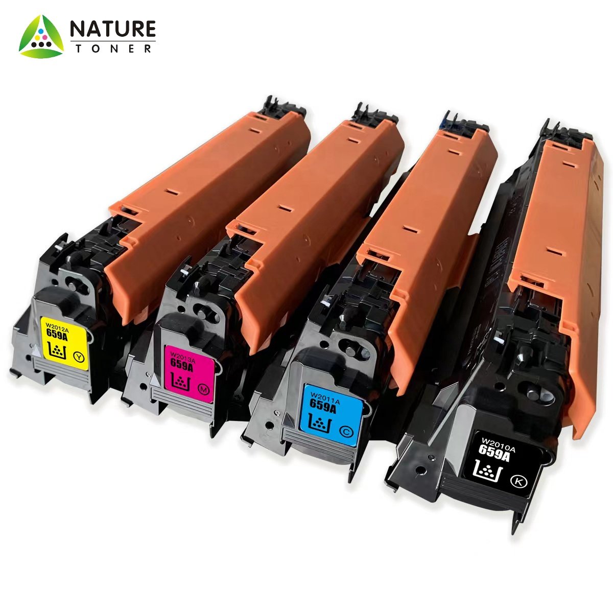 Color Toner Cartridge W2010A to W2013A, 659A toner with chip for HP Color LaserJet Enterprise M856dn M856x MFP M776dn 776z 776zs