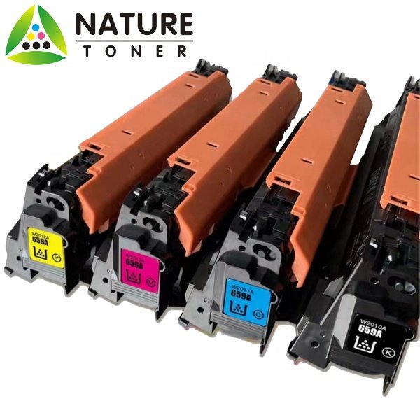 Color Toner Cartridge W2010A to W2013A, 659A toner with chip for HP Color LaserJet Enterprise M856dn M856x MFP M776dn 776z 776zs