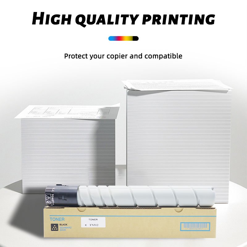 Factory Wholesale Compatible TN-512 toner cartridge for Konica Minolta Bizhub C454 554 copiers Machine