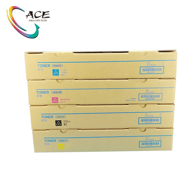 ACE Color Low Capacity Compatible TN321 Toner Cartridges For Konica Minolta Bizhub C221 221S 281 364e 287e 227e 7122e 7128e