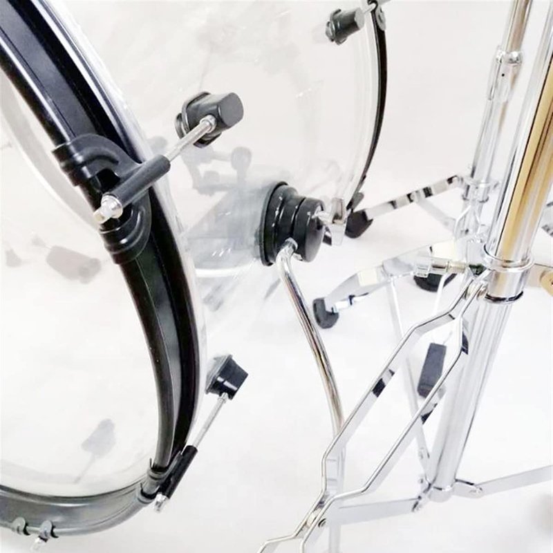 New Model Drumkis Acoustic Rock 7 Pieces Acrylic Drum Set For Professional Design Good Tone Cheap Price 6 Pieces Drum