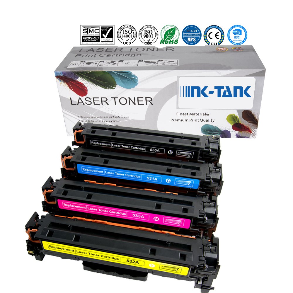 INK-TANK Toner Cartridge 125A 126A 130A 131A 201A 203A 304A 305A 410A Compatible For HP Wholesale Color