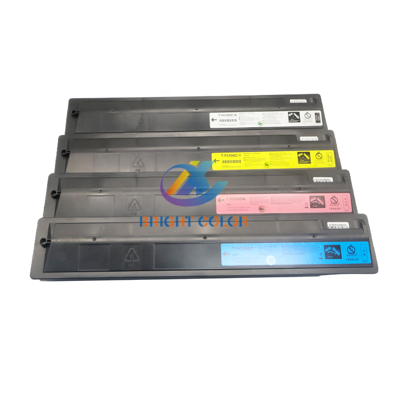Factory Directly Hot Selling TFC505 Color Toner Cartridge T FC505 Compatible For Toshiba E-Studio2000 2500 2505 3005 4505 5005AC