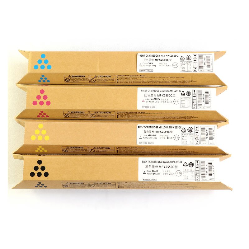 Factory Wholesale Mpc2550 For Ricoh Aficio Mp C2010 2030 C2530 C2050 2550 2051 2551 Copier Mpc2550 Toner Cartridge