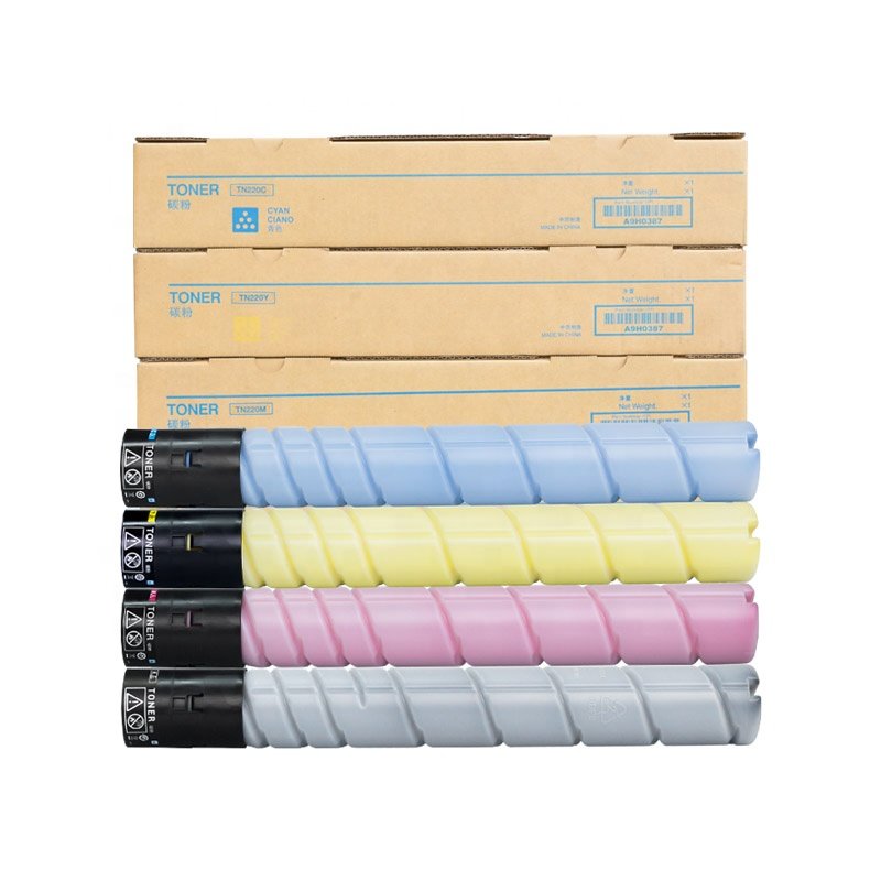 Factory Wholesale Color TN220 Compatible Toner Cartridge For Konica Minolta Bizhub C221 221S 281 7128 Copier Toner Cartridge