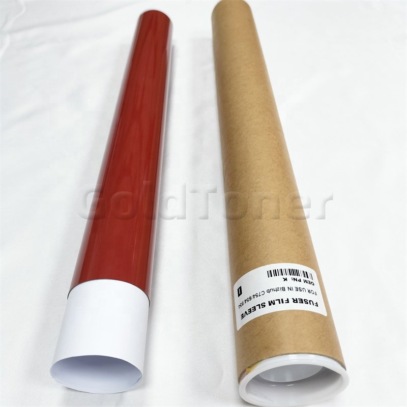 Compatible Bizhub C654 Long Life Fuser Film Sleeve for Konica Minolta Bizhub C554 C654 C754 C654e C754e Copier Fuser Belt