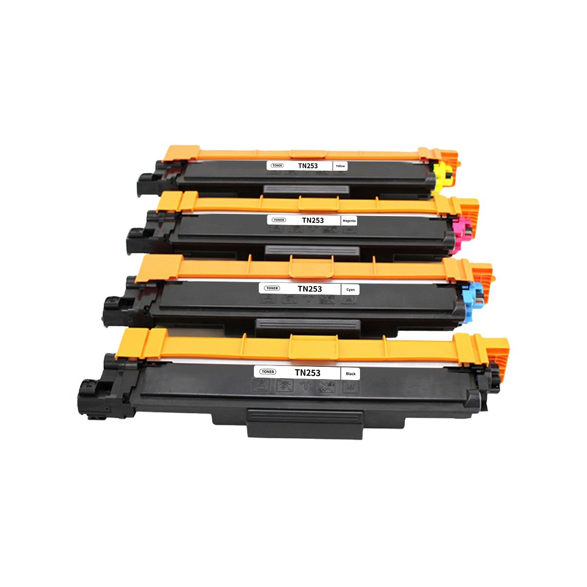 High Quality TN253 TN-253 TN257 TN-257 Laser Color Toner Cartridge Cartridges Compatible for Brother DCP-L3510CDW MFC-L3750CDW