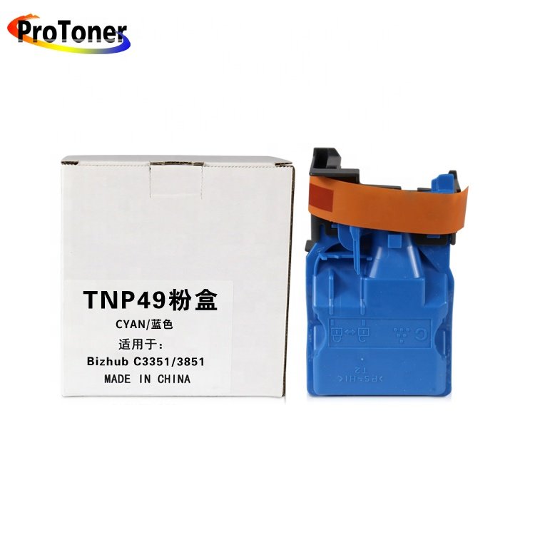 TNP49 Protoner Compatible For Konica Minolta Toner Cartridge Bizhub C3851 C3351 Factory Wholesale Consumables for Photocopier