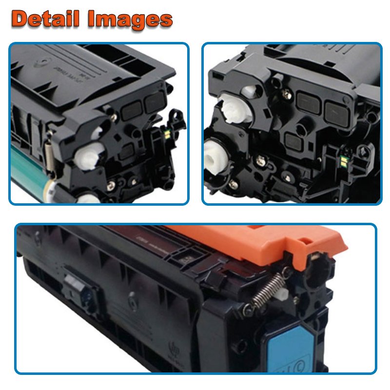 Compatible Color Toner cartridge 508A series CF360A CF361A CF362A CF363A for HP Color LaserJet Pro M552, M553, M577