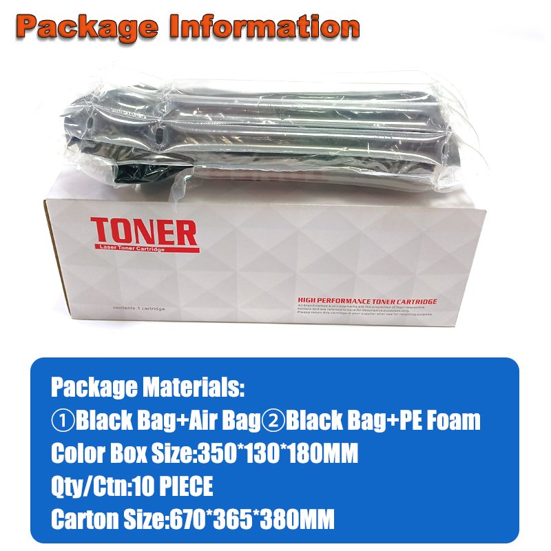 Compatible Color Toner cartridge 508A series CF360A CF361A CF362A CF363A for HP Color LaserJet Pro M552, M553, M577