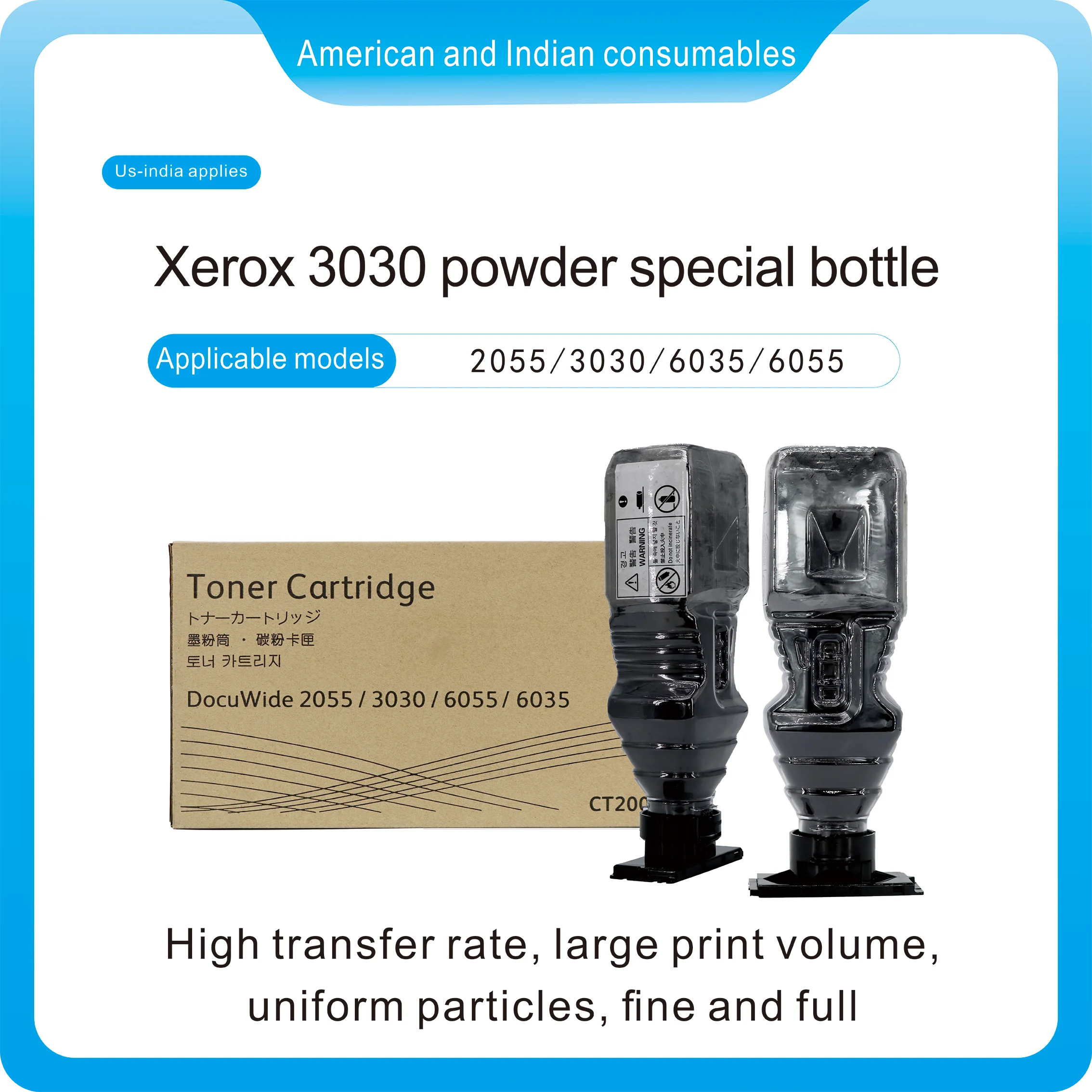 Skytop compatible CT200647 copier toner cartridge for Xerox 2055 3030 6035 6055
