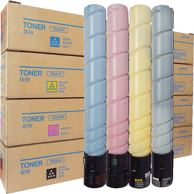 TN324 Compatible Toner Cartridge High Quality for Bizhub C258 C308 C368 Printers Use in Konica Minolta