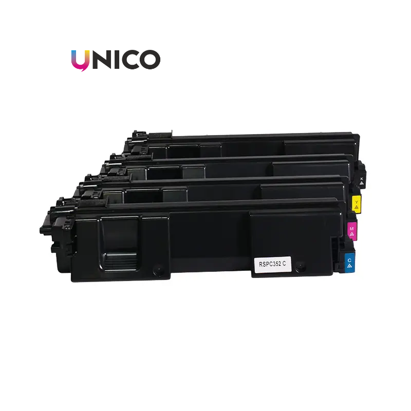 UNICO High Quality Compatible printer Toner Cartridge SPC360 SP C352 C360 C361 For Ricoh SPC360DN SPC361DNW color toner refill