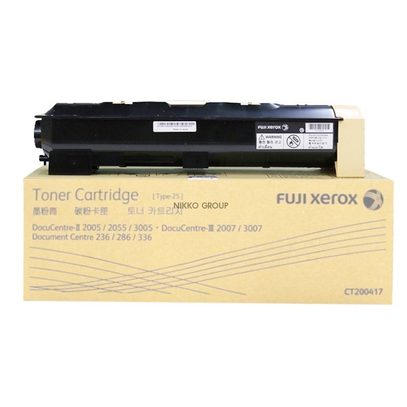 Original Fujifilm DocuCentre-II 2005 2055 & 3005 DocuCentre-III 2007 & 3007 DC2007 & DC3007 Toner Cartridges CT200417 & CT202109