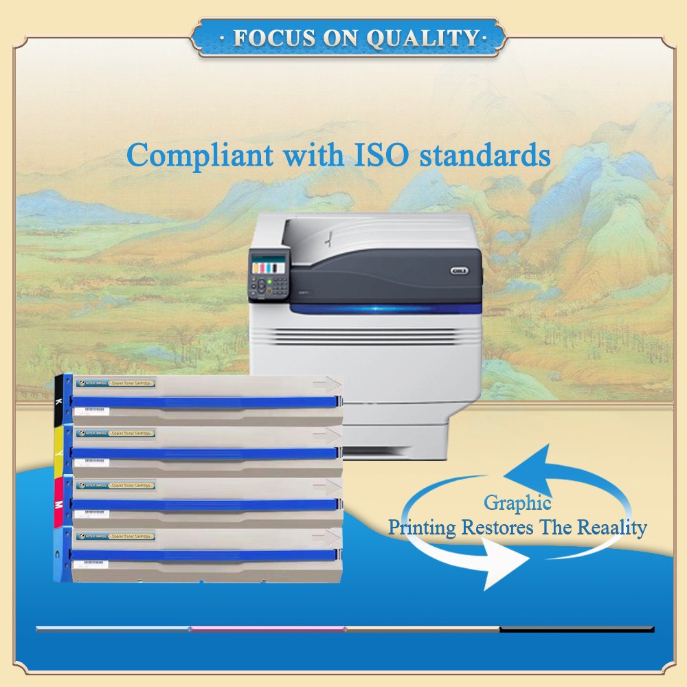 HiTek Compatible OKI C911 Toner Pro 911 c931 c941 c911dn 920WT 911WT 931WT 941WT C911WT C931WT C941WT White Toner Cartridge