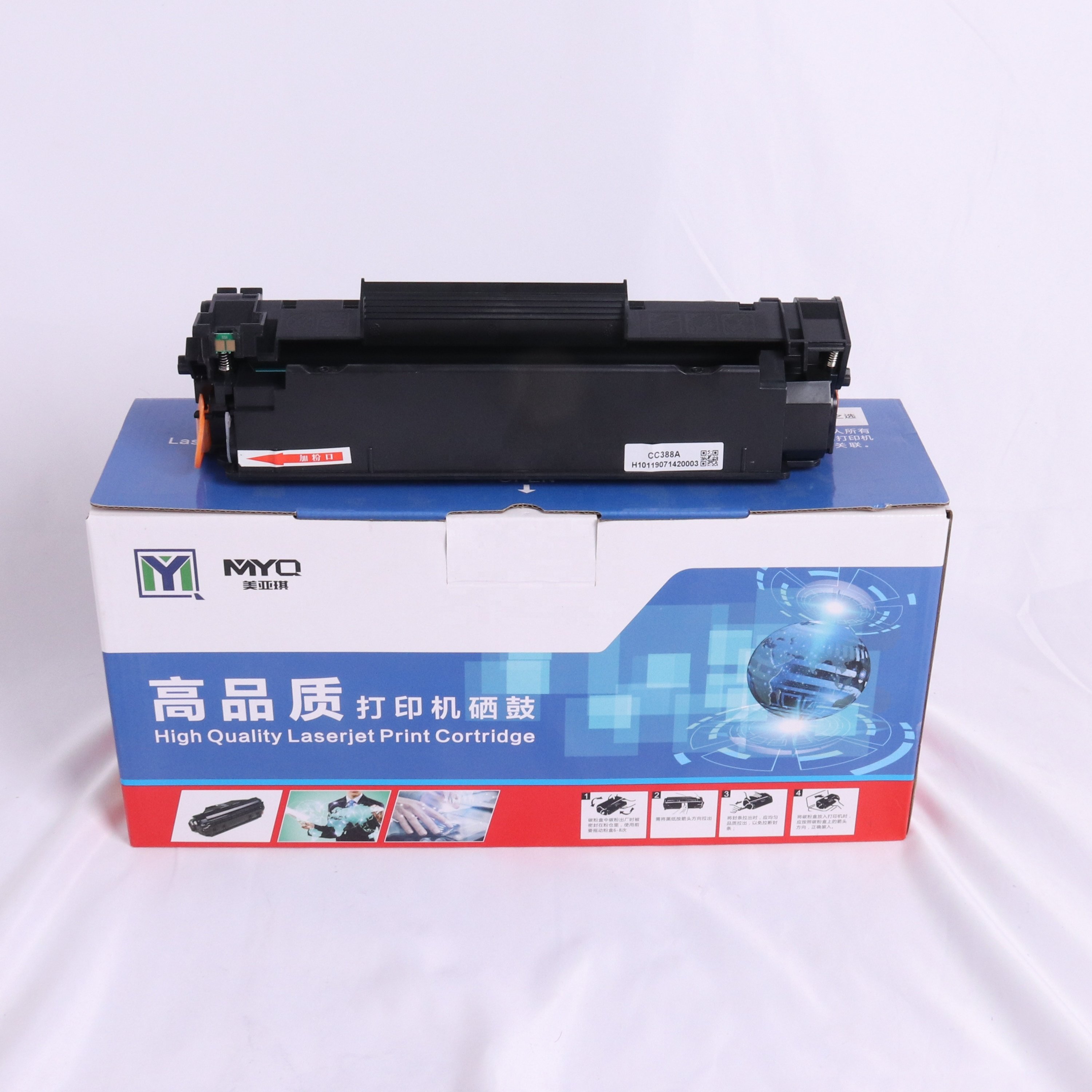 MYQ 388A Cost-Saving Compatible China Premium Supplier OEM Compatible For HP CC388A 388a 88a Laser Toner Cartridge