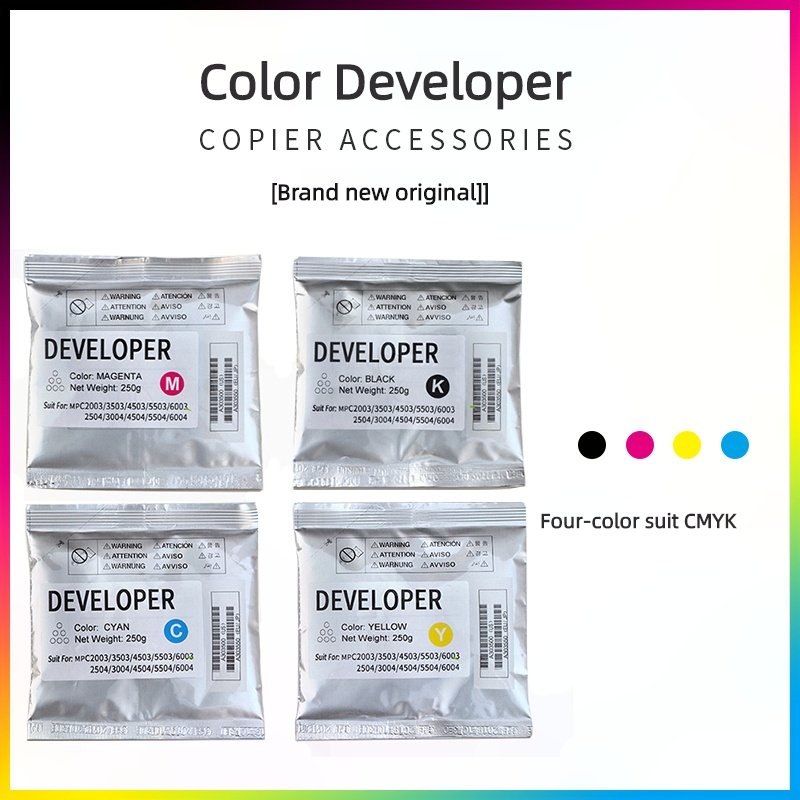 Original Color Developer Powder For Ricoh IMC2510 IMC3510 6010 2010 3010 4510 Copier for use in Printer Toner Cartridges