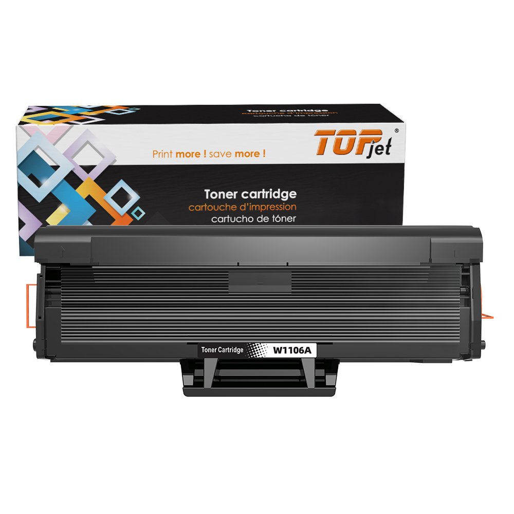 Topjet Zhuhai Factory 106A W1106A Premium Black Toner Cartridge Compatible For HP 107a/107w/MFP 135a Laser Printer
