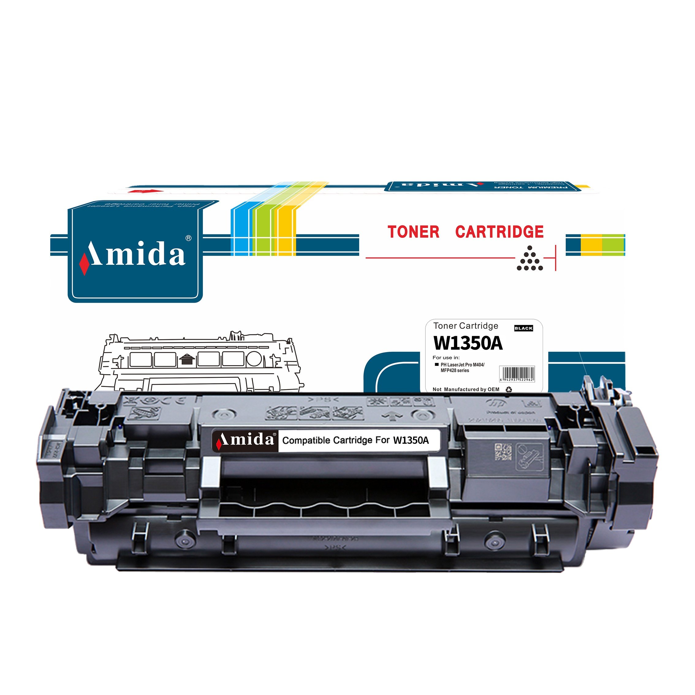 Zhuhai factory new with chip compatible black toner 1340a w1340x w1350a w1350x w1360a w1360x compatible toner cartridge