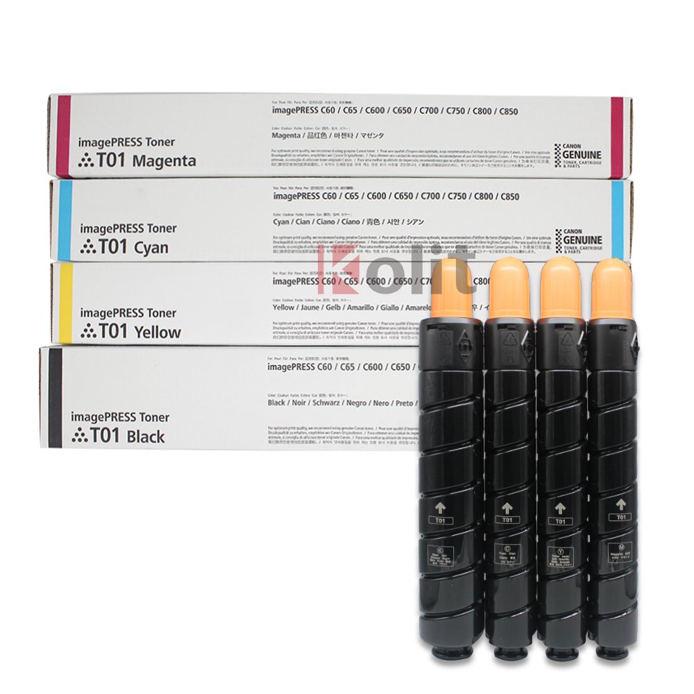 100% Original Genuine Toner T01 Toner Cartridge Use In C700 C750 C800 C850 C600 C650 For Copier Machine