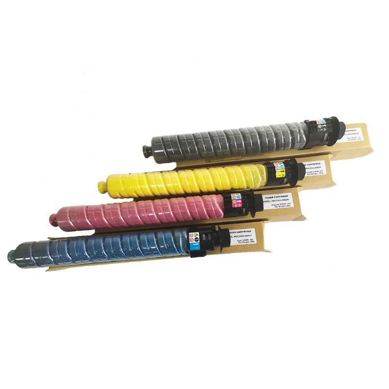 Ricoh toner cartridge mpc2550 Compatible for Ricoh Aficio mpc 3004 c6504C3503 C3003 C3504 C3004 3501 CMYK Color Toners