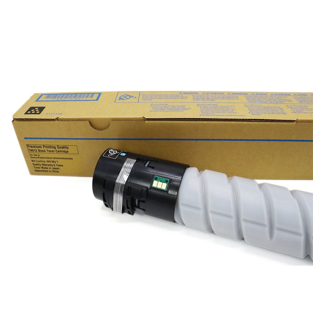 Compatible TN-512 Toner Cartridge for Konica Minolta Bizhub C454/554/454e/554e with supplier price