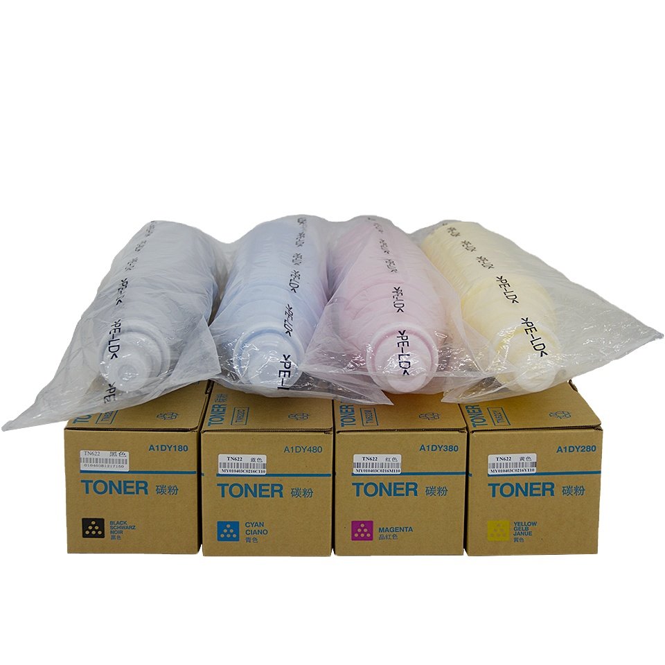 For Konica Minolta Bizhub C 6000 6501 7000 8000 1100 6085 6110 1085 Copier TN622 TN-622 Toner Cartridge With Chemical Toner
