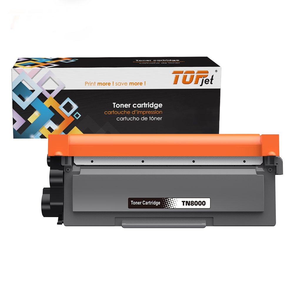Topjet TN8000 TN200 TN250 TN300 TN8500 Wholesale Mono Toner Cartridge Set Compatible For Brother HL700 P2000 Printer
