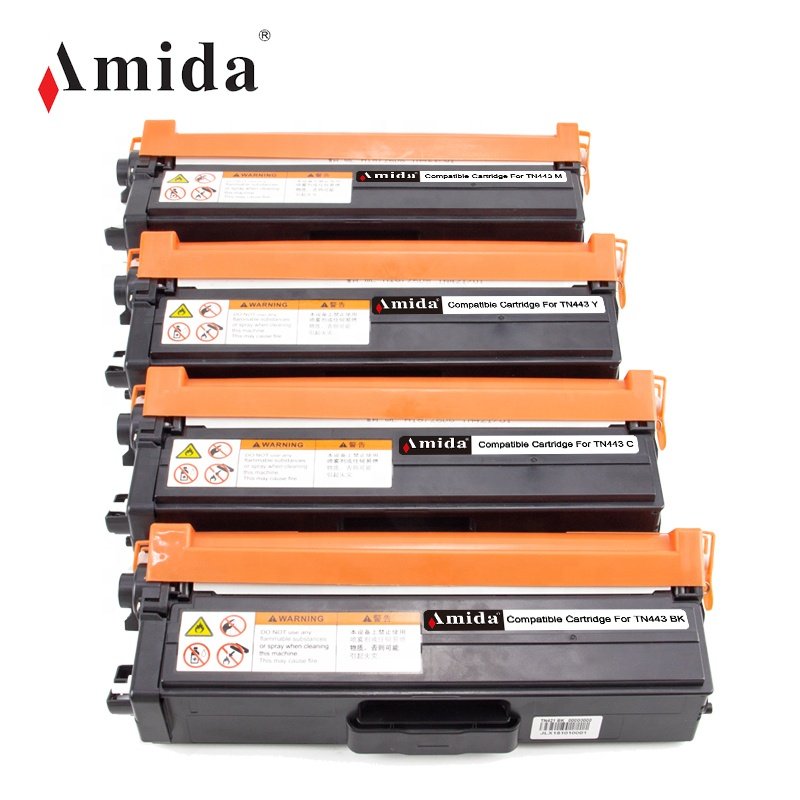Amida Compatible Image Printer Color Toner Cartridge TN443 for Brother HL-L8260CDN L8360CDW