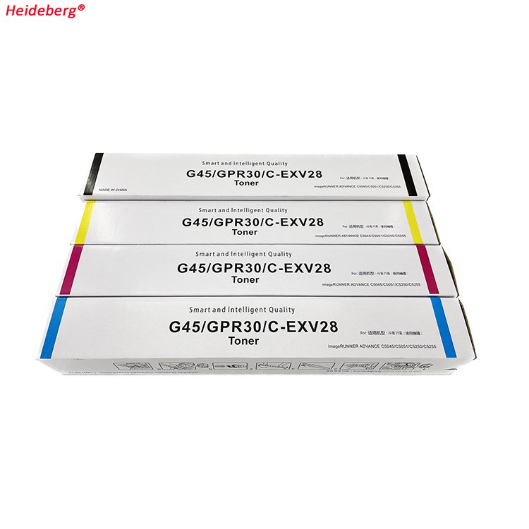 Color Toner Cartridges Compatible C5250 C5255 Copier Npg45 Gpr30 C-Exv28 Toner Cartridge For Canon