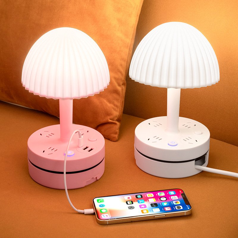 New desktop lamp rechargeable touch control three-level dimming band mobile phone stand led desk lamp