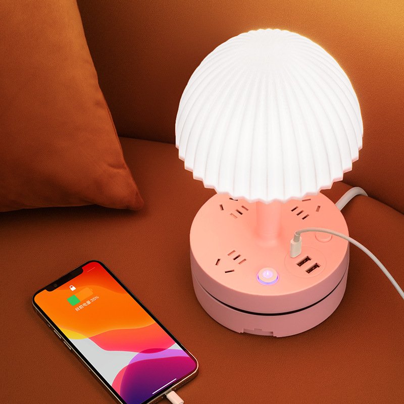 New desktop lamp rechargeable touch control three-level dimming band mobile phone stand led desk lamp