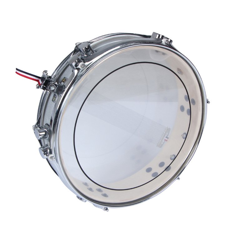 Factory Direct Sales Percussion Instrument Transparent Marching Drum Professional Durable Snare Drum