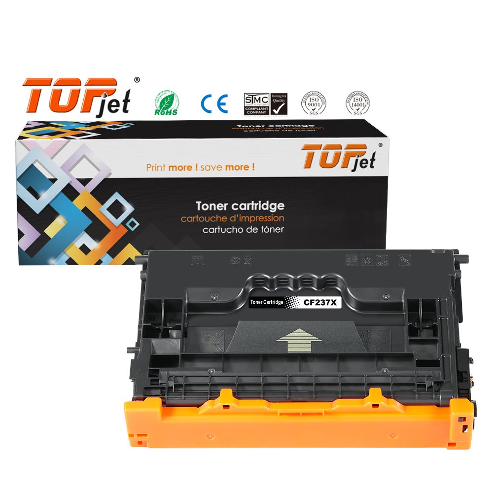 Topjet Premium 37X 237X CF237 CF237X Laser Toner Cartridge Compatible For HP MFP M631dn M631z M631h Printer
