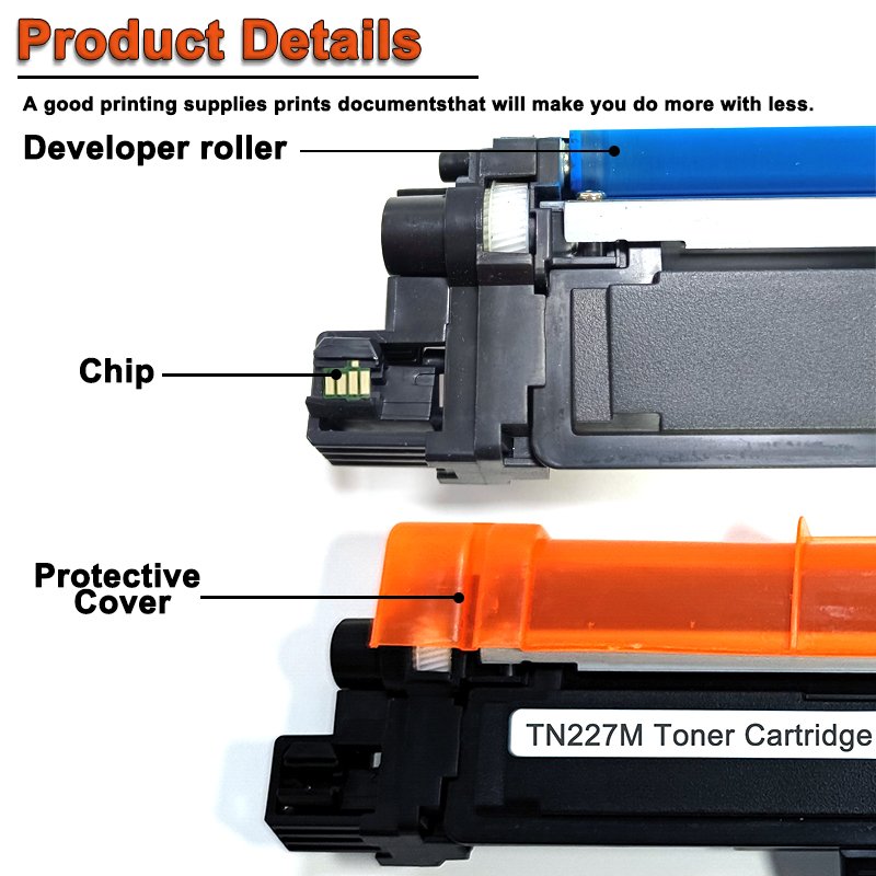 TN227 Factory Wholesale Compatible TN227 toner cartridge for brother HL-L3210CW printer
