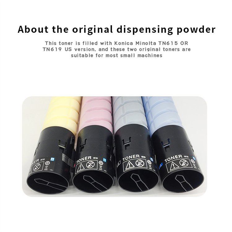 Original Refill Toner Tn324 A8DA170 A8DA270 A8DA370 A8DA470 Black USA Version Konica Minolta C308 C368 C458 C558 C658 324
