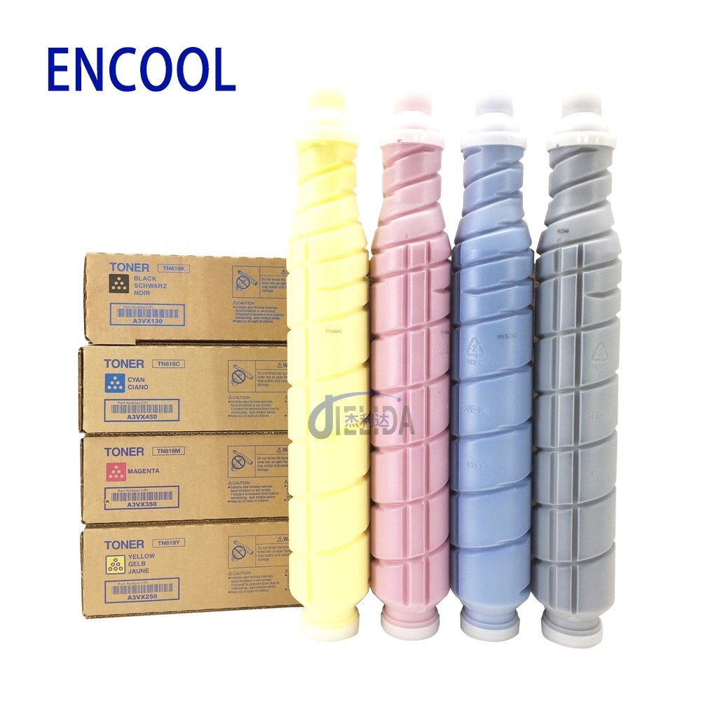 Genuine TN619 Toner Cartridges Box 619 620 Toner C1060 C1070 C2070 C3070 C4070 Konica Minolta A3VX180 A3VX280 A3VX380 A3VX480