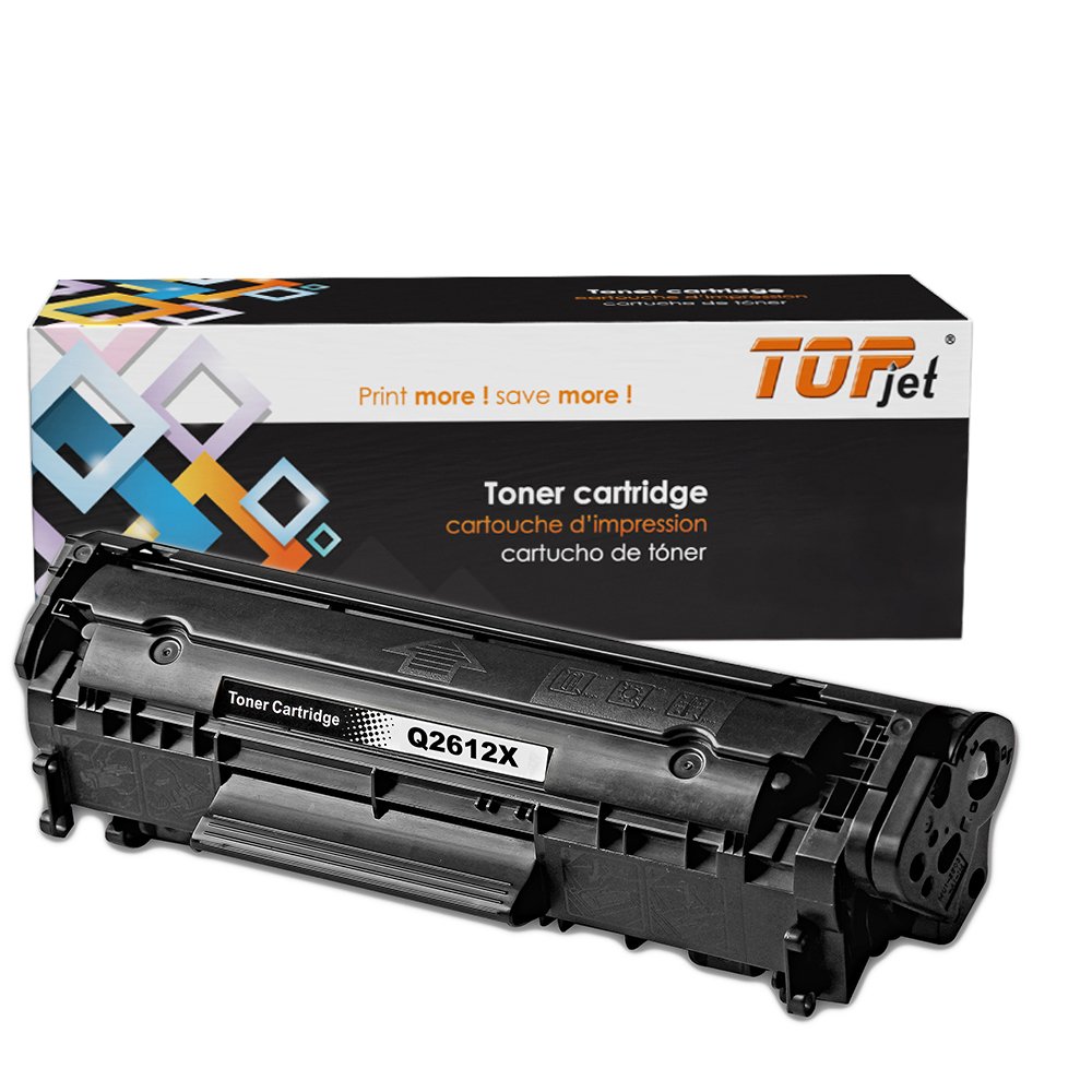 Topjet Original Quality Q2612X 2612X 2612 12X Black Laser Toner Cartridge Compatible For HP 1010 1012 1015 1018 1020 1022 1022n