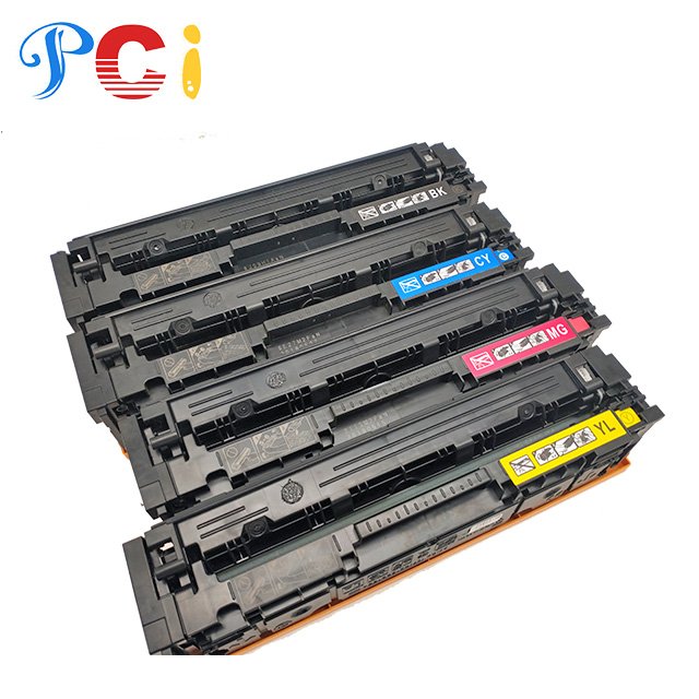 PCI CF400X CF400 201X 400X Color Toner Cartridge Compatible for HP Color laser Jet Por M252dw M252n MFP M277dw M277n Printer