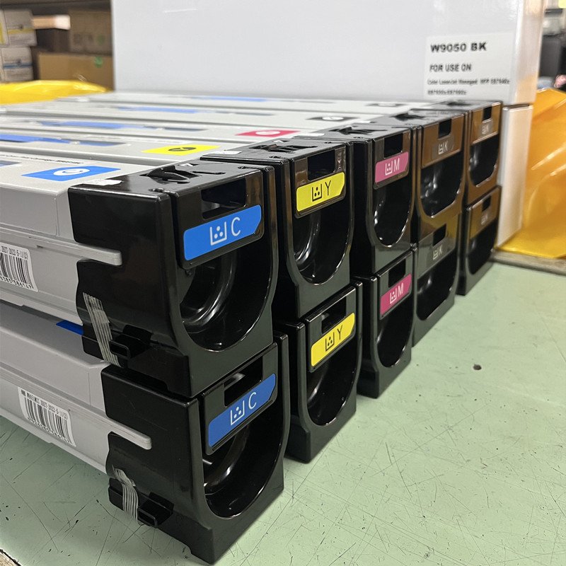 Original toner W9050 W9050MC W9051MC W9052MC W9053MC cartridge for HP Color LaserJet Managed MFP E87640z E87650z E87660z genuine