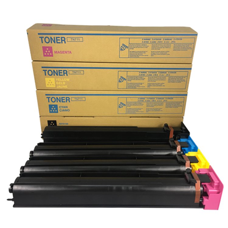 TN711 Toner Cartridges for KONICA MINOLTA Compatible BIZHUB C654 754