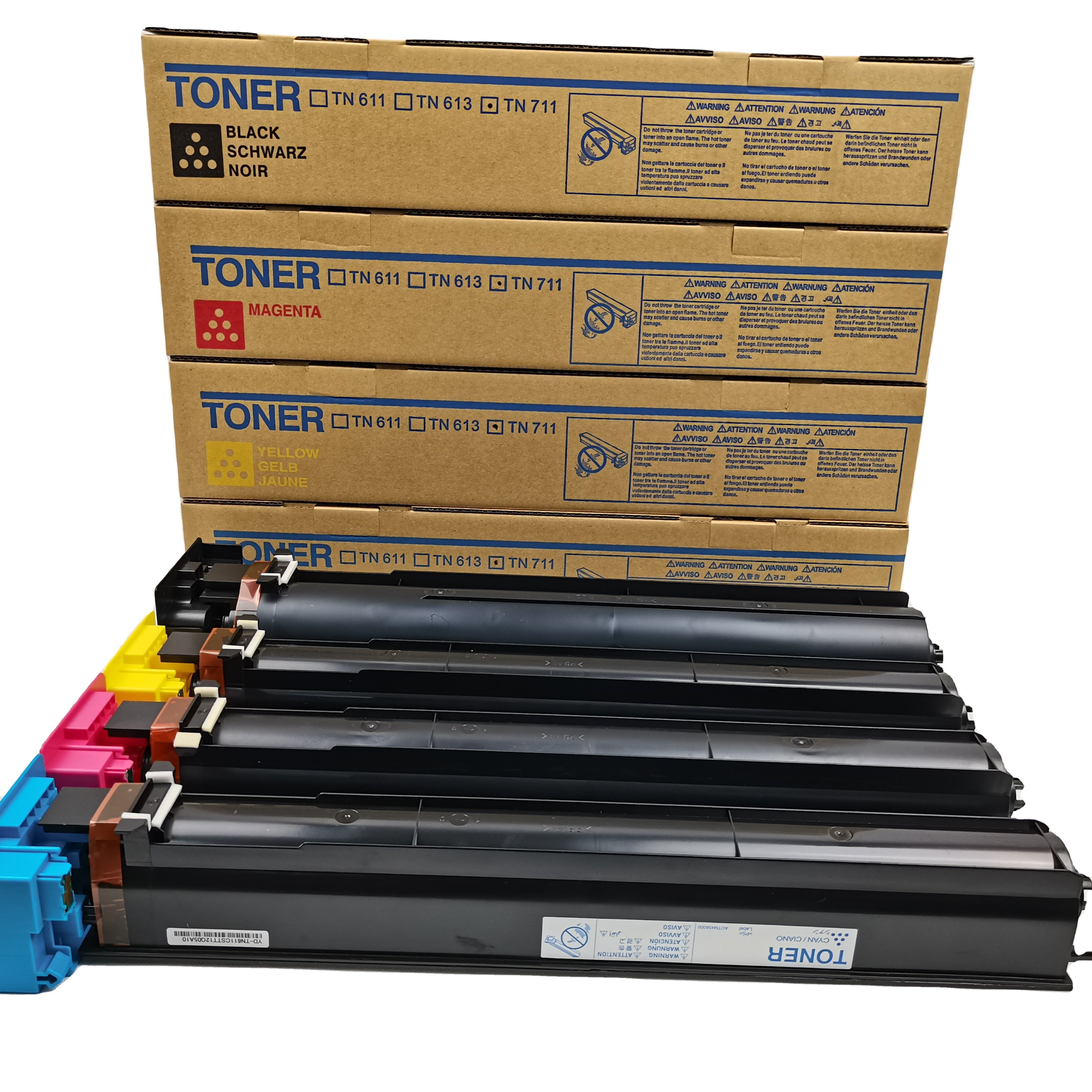 High quality factory price konicas toner TN711 toner cartridge compatible for konicas minoltas Bizhub C654 754 Copier