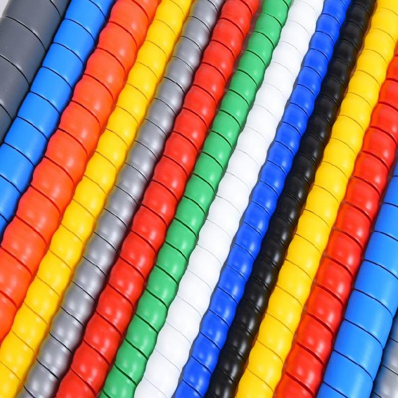 Spiral Wrap PP PE Fiber Optic Cable Protection sleeve