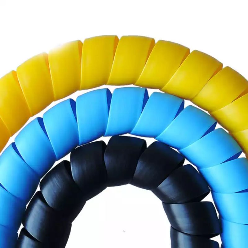 Spiral Wrap PP PE Fiber Optic Cable Protection sleeve