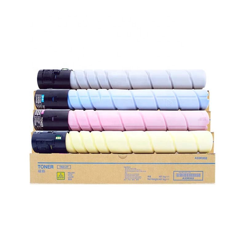 Manufacturer Supplier TN220 TN321 TN512 Copier Color Toner Cartridge for Konica Minolta Bizhub C221 C281 C224 C284 C454 C554