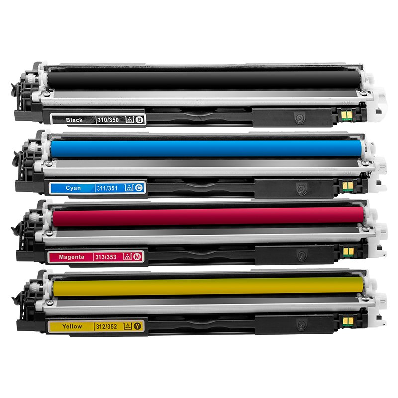 FULUXIANG Compatible 126A CE310A CE311A CE312A CE313A CRG329 Printer Toner Cartridge for HP LaserJet CP1025/1025nw/LaserJet 100