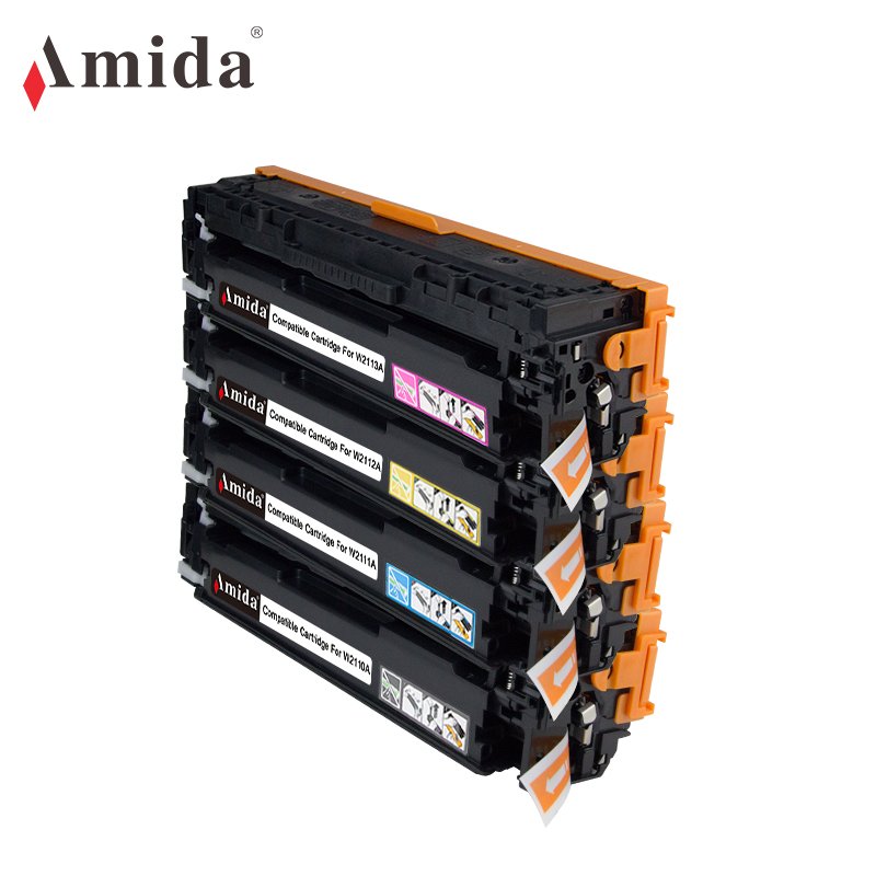 Amida Toner 206A W2110A W2111A W2112A W2113A Compatible Cartridges for HP Printer Toner Cartridge