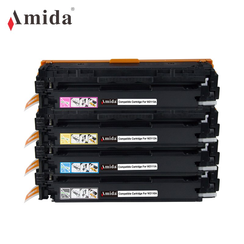 Amida Toner 206A W2110A W2111A W2112A W2113A Compatible Cartridges for HP Printer Toner Cartridge